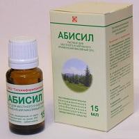 Абисил, р-р д/местн. и наружн. прим. 20% 15 мл №1 флаконы