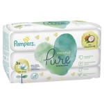 Салфетки влажные детские, Pampers (Памперс) №126 (3х42) пюр протекшн кокос